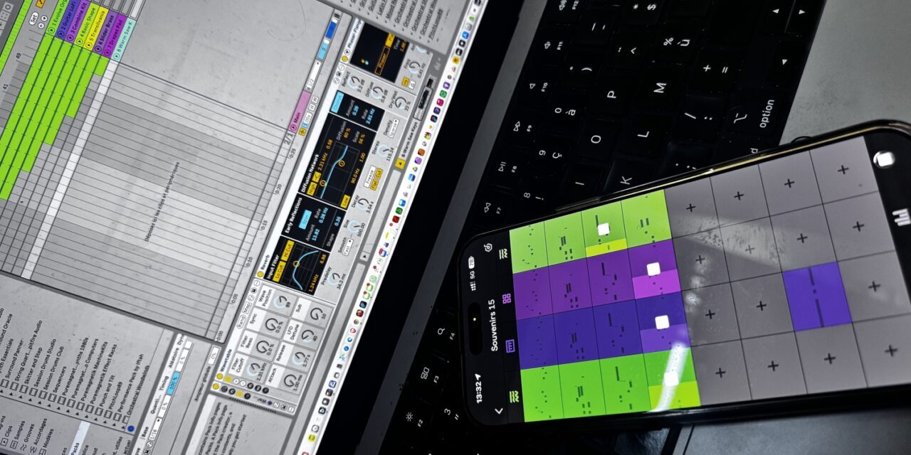 Catching the accident before it fades: the mobile sketchpad (Ableton Note) behind Connected Dreams