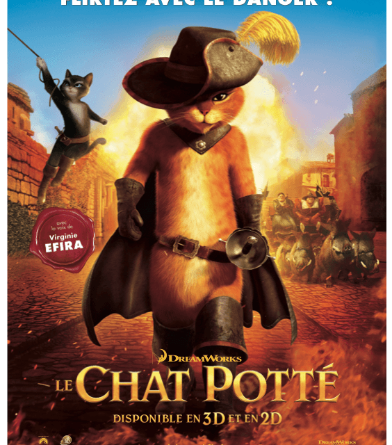 Concours pour gagner quelques goodies, à l’occasion de la sortie du film « Le Chat Potté » le 30 Novembre 2011.