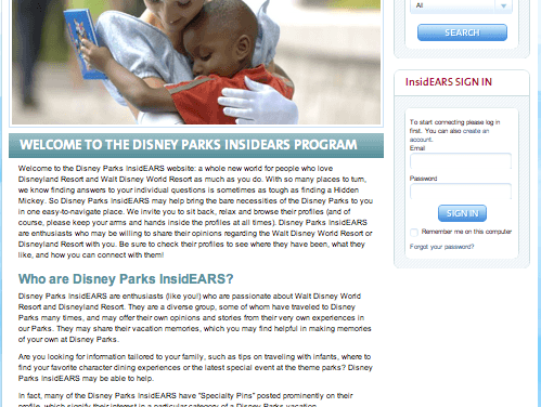 Le Moms Panel évolue et Disney Parks dévoile un programme social media intitulé « InsidEars ». Quid de Disneyland Paris ?