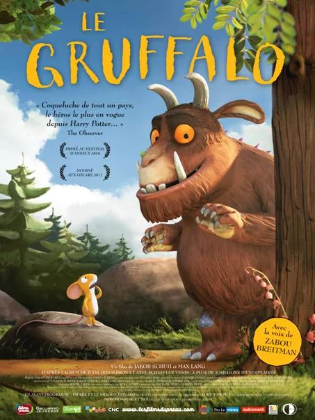 Vous devriez savoir qu’un Gruffalo ça n’existe pas… ! Pourtant Le Gruffalo arrive en France le 1er Mars en DVD !