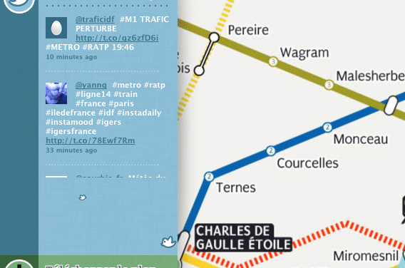 Le métro parisien deviendrait-il un peu Web 2.0 ?