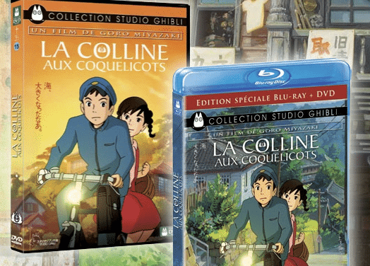 Le Château ambulant (Hayao Miyazaki), Les Contes de Terremer et La Colline aux Coquelicots (Goro Miyazaki) des Studios Ghibli seront disponibles le 4 Juillet 2012 en Blu-Ray.