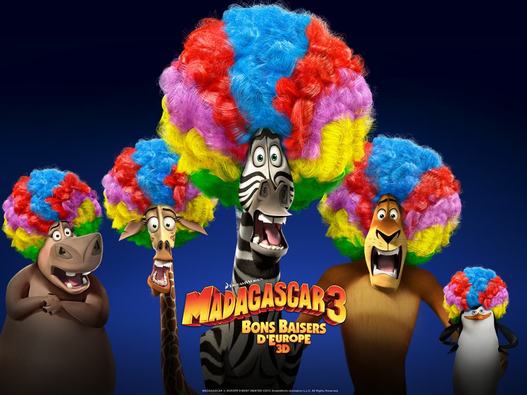 Madagascar 3 - Affiche - Afro Groupe