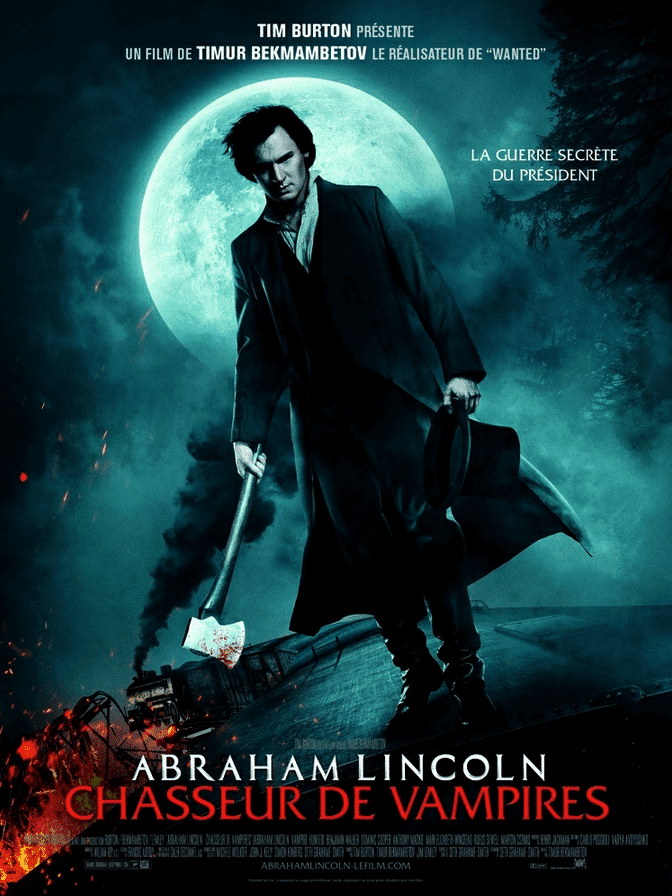 Affiche Abraham Lincoln Chasseur de Vampire