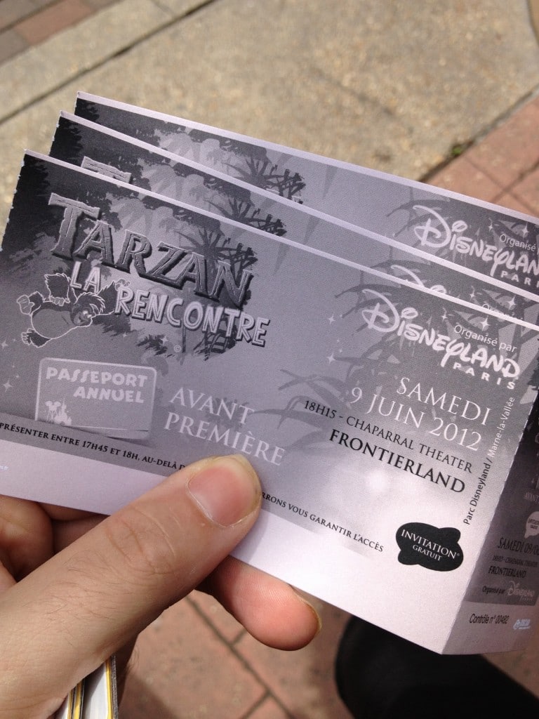 Billets d'entrée - Tarzan La Rencontre - Représentation Passeports Annuels Dream
