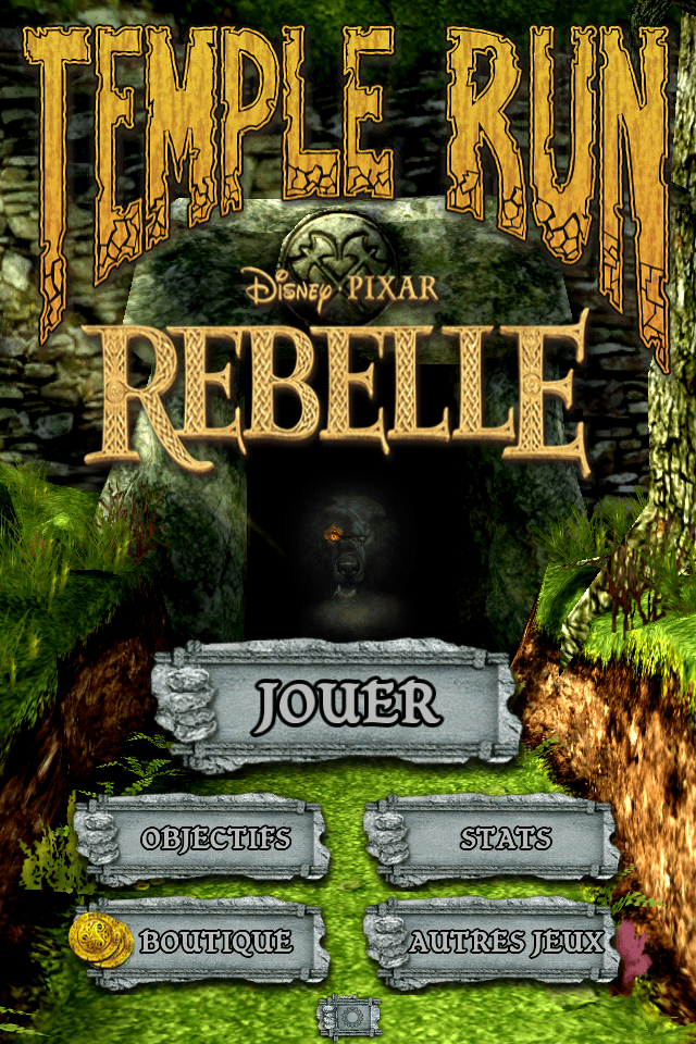 Temple Run Brave Rebelle - Accueil