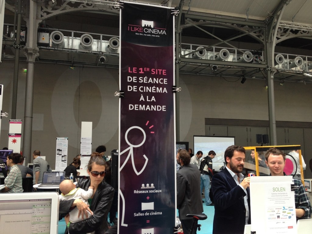 Affiche Ilikecinema pour le stand Futur en Seine