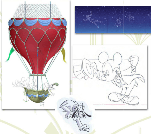 World of Disney - Montgolfiere - Concept