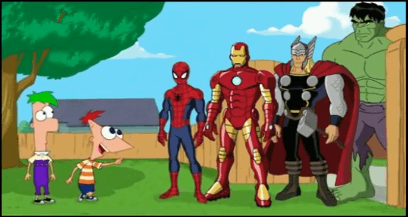 Phineas et Ferb Mission Marvel Disney XD - Les super-héros