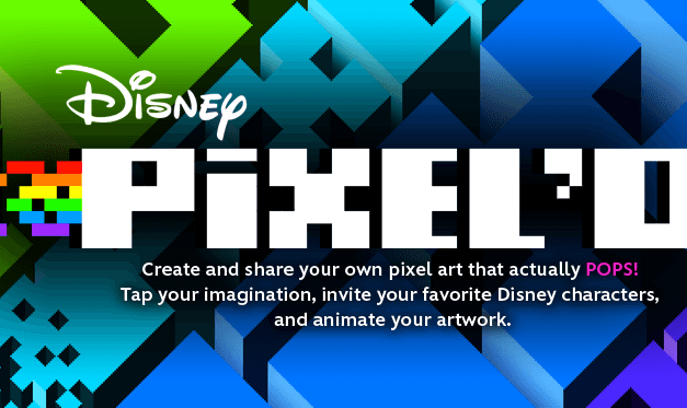 Pixel art, 8-bit, sprites… peu importe comment vous les appelez, créez et partagez vos créations avec Disney PIXEL’D sur iPhone et iPad