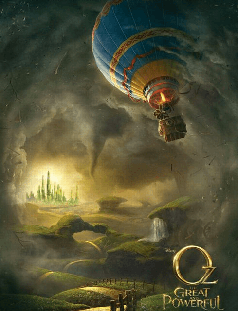 Disney et Sam Raimi dévoilent l’affiche du film « Oz The Great and Powerful » préquelle de l’histoire originale.