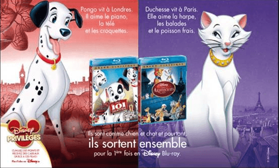 DVD - BR - 101 Dalmatiens - Les Artistochats