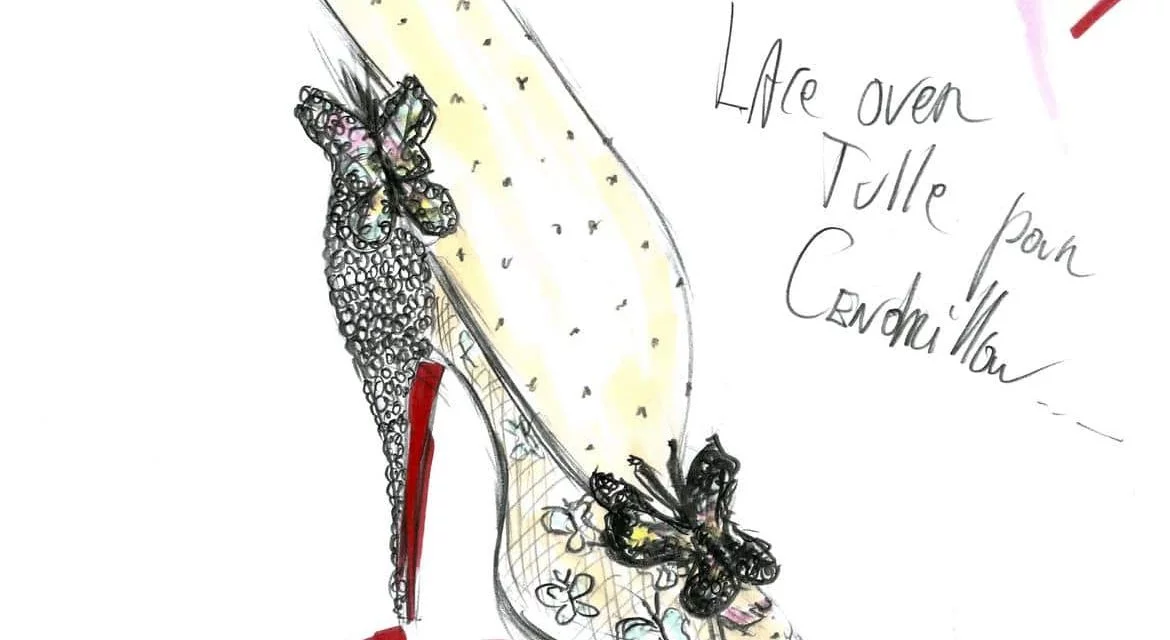 Christian Louboutin et Disney dévoilent leur vision moderne du célèbre soulier de Cendrillon.