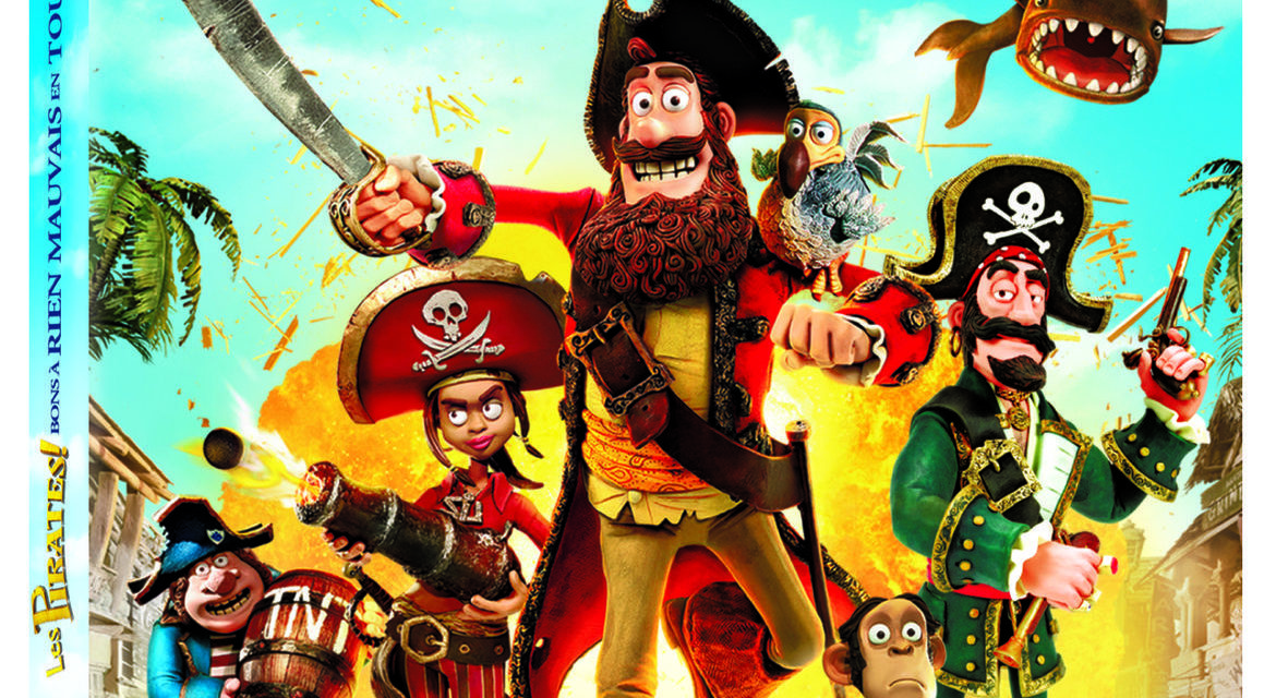 Concours : Les Pirates ! Bons à rien, mauvais en tout. 3 DVD et 2 Blu-Ray à gagner.