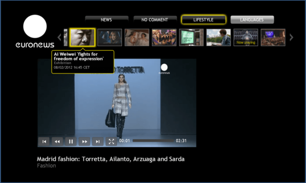 La chaîne d’information Euronews participe au lancement mondial de Google TV.