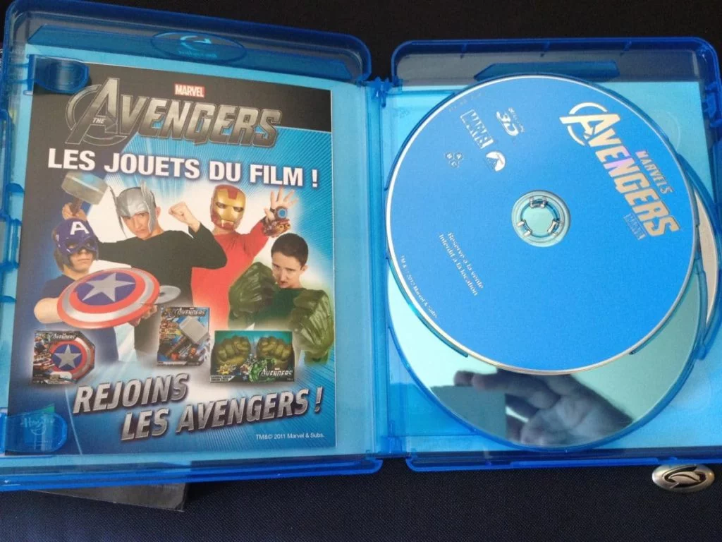 Boitier Avengers 3D - BR - DVD