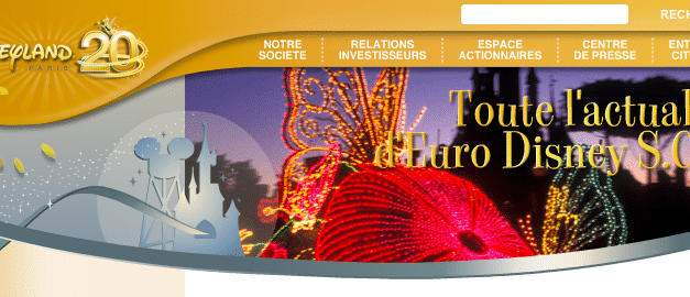 Le groupe Euro Disney améliore le profil de son endettement grâce au refinancement de sa dette, à hauteur de 1,3 milliard d’euros, par The Walt Disney Company