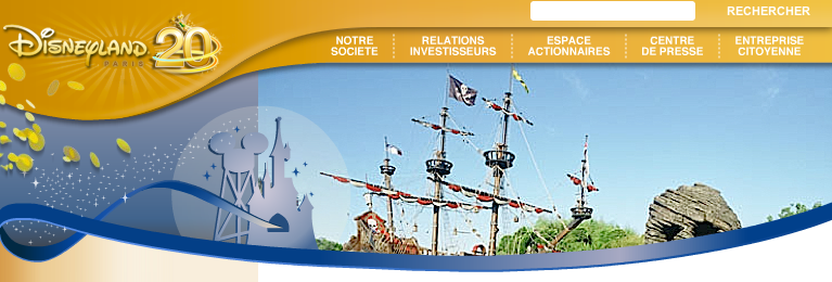 Site Club Actionnaire - Le Galion d'Adventureland 