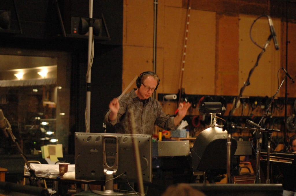 Recording at Sony for Tinker Bell and the Lost Treasure 2009