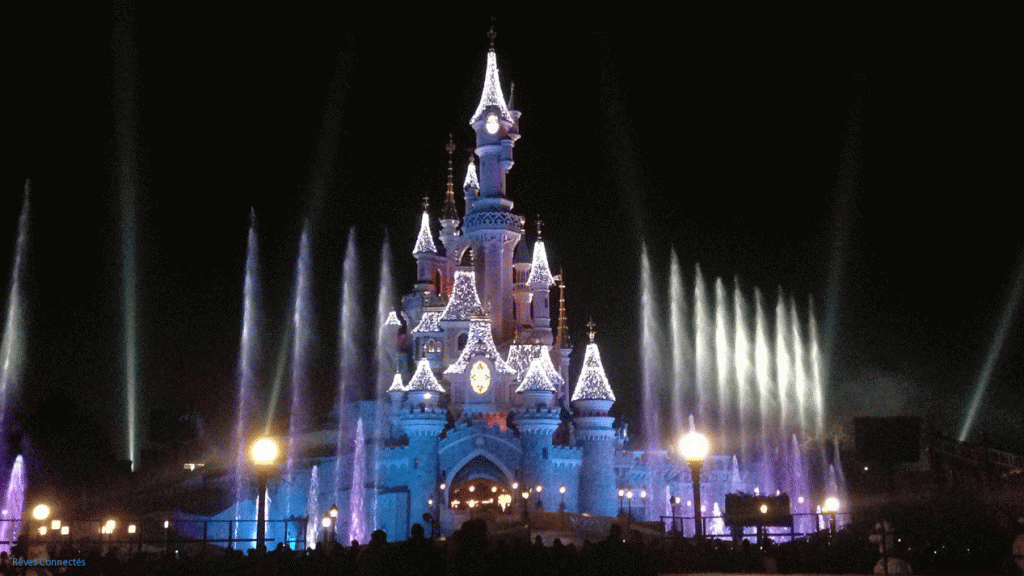 Noel-Disneyland - L'illumination du château