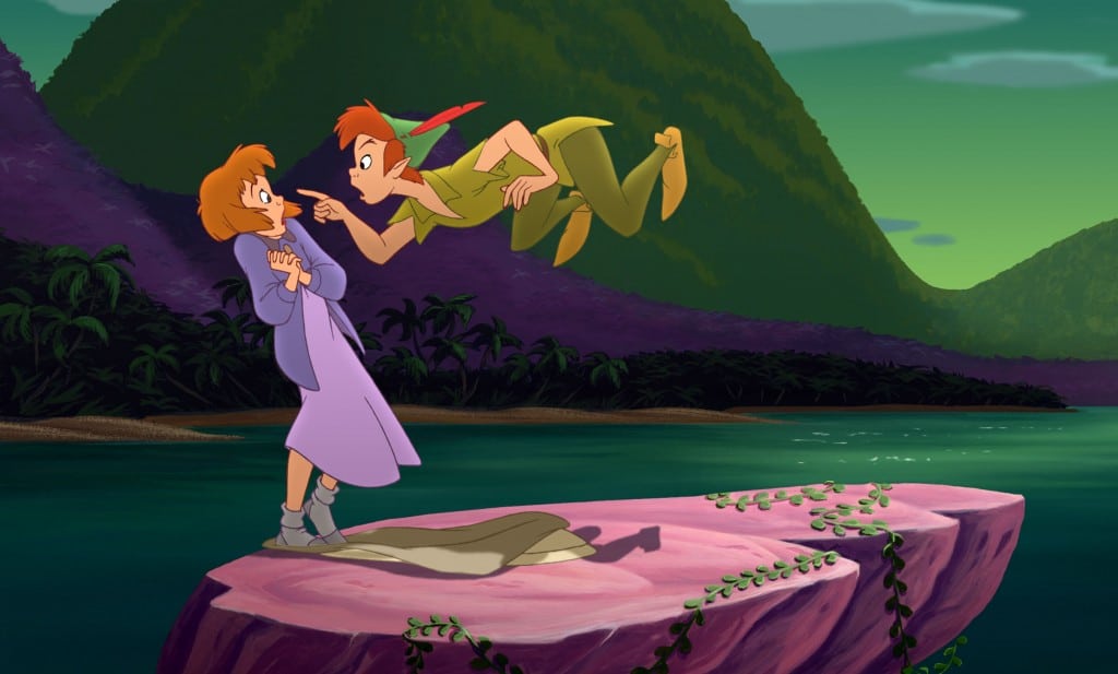 Jane et Peter Pan dans Retour au Pays Imaginaire