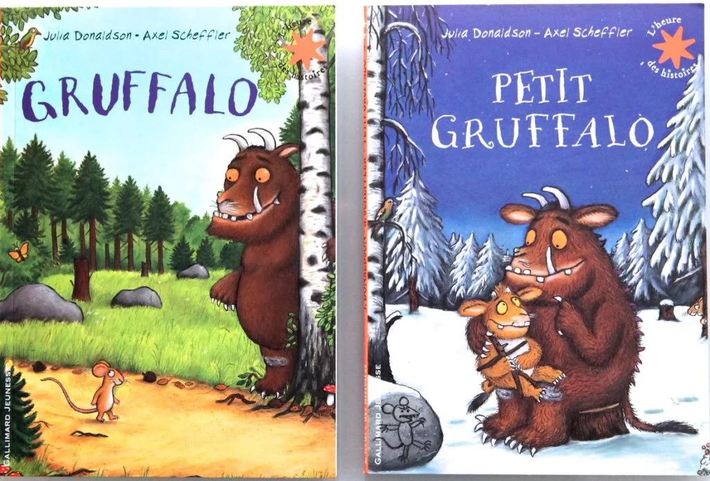Livres Gruffalo + Petit Gruffalo