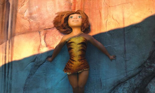 Les Croods. Un film d’animation signé Dreamworks consacré au périple d’une famille au temps des cavernes.