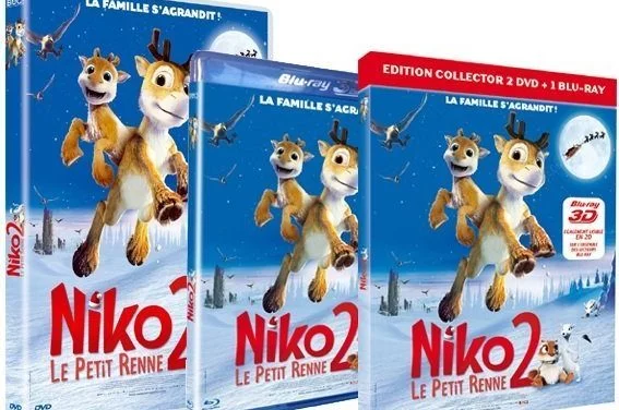 Niko le Petit Renne 2 en DVD et Blu-Ray 3D le 28 Mars 2013. Jeu-Concours.