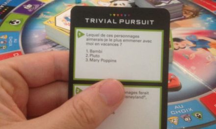 Test du jeu de société : Trivial Pursuit Disney pour la famille. Devinez qui a gagné ? ;-)