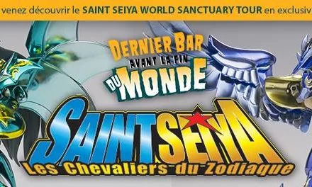 Bandai et Cosmic Group France annoncent l’événement 10th Anniversary Saint Seiya World Sanctuary Tour du 2 au 8 juillet au Dernier Bar Avant la Fin du Monde.