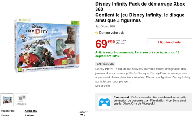 Disney confirme une sortie au 19 Septembre 2013 pour Disney Infinity (au lieu du 22 Août).