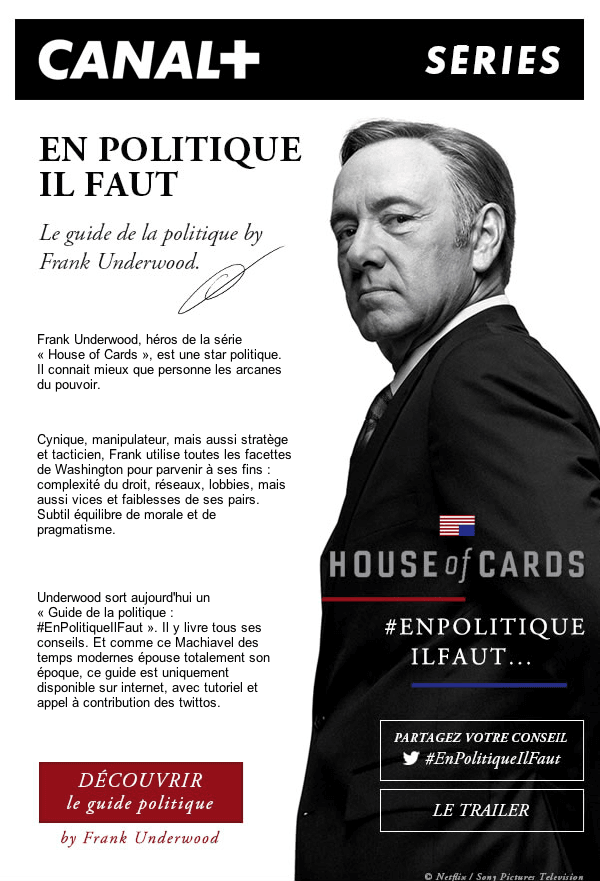 Canal Plus Series - House of Cards