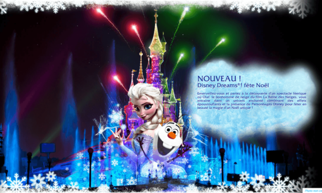 Premières infos sur ce que nous réserve Disneyland Paris pour Noël 2013. La Reine des Neiges s’invite pour Disney Dreams fête Noël.