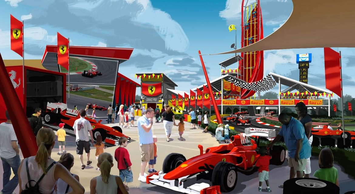 Le parc à thèmes espagnol PortAventura annonce « FERRARI LAND », un concept autour du célèbre constructeur automobile.