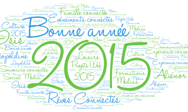 Bonne année 2015, pleine de Rêves Connectés.