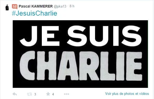 #CharlieHebdo #JeSuisCharlie