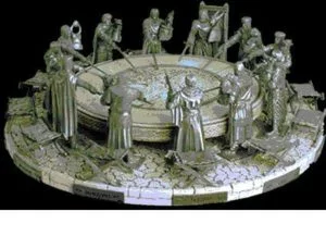 La table ronde Noble chevaliers, noble roi pour noble cause !