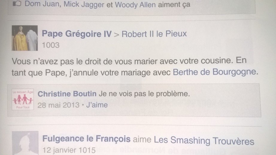 "L'Histoire de France selon Facebook" Extrait