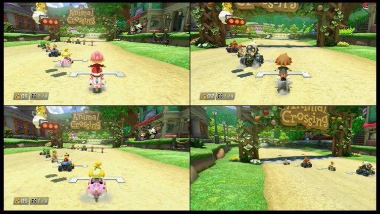 Mario Kart 8 Animal Crossing