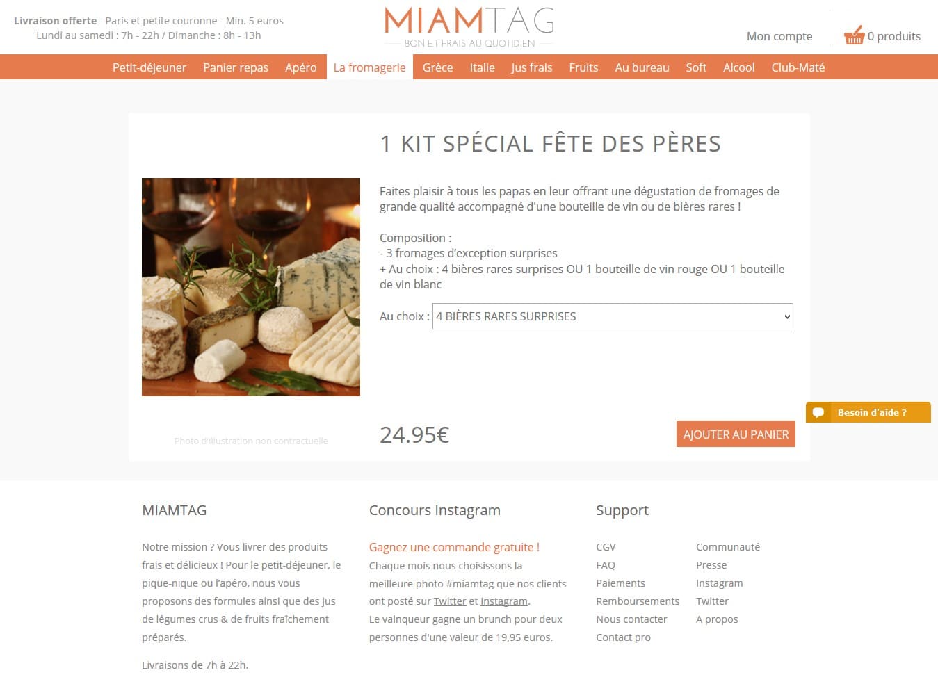 kit special Fete des Peres I Miamtag _ livraison de produits frais sur Paris et petite couronne