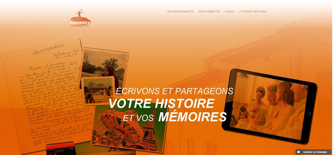 Deux nouveaux sites pour la société Rêves Connectés et Souvenirs Connectés.