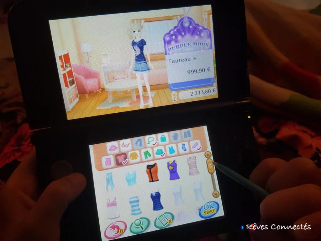 La Nouvelle Maison du Style 2 sur la Nintendo 3DS XL d'Aliénor