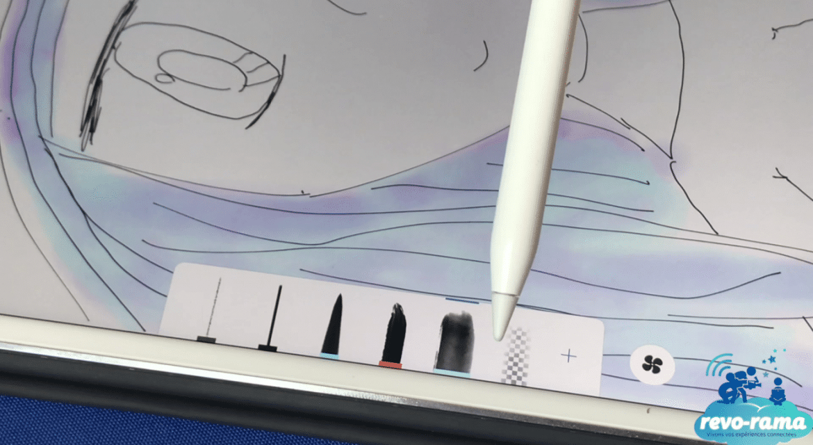 Le Revo-Rama teste l’iPad Pro, l’Apple Pencil et ses applications de création graphique ! (vidéo)