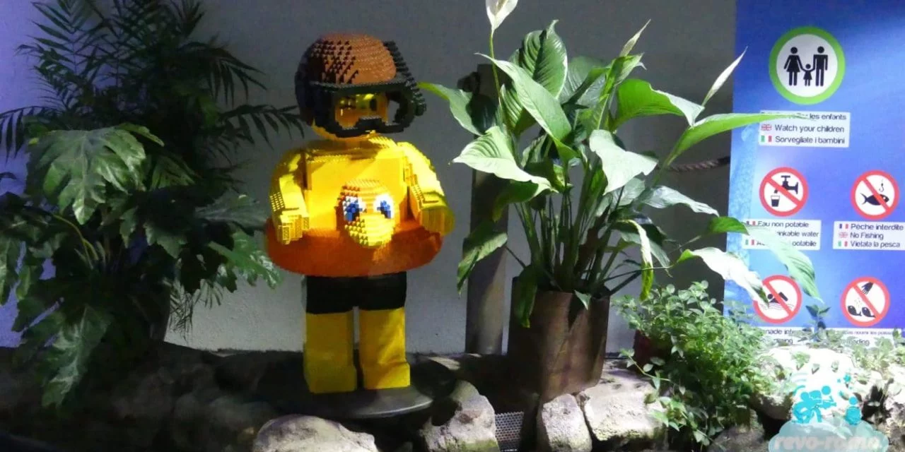 Les LEGO prennent le contrôle de l’Aquarium de Paris.