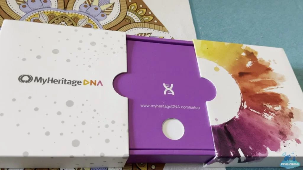 Packaging MyHeritage DNA. 